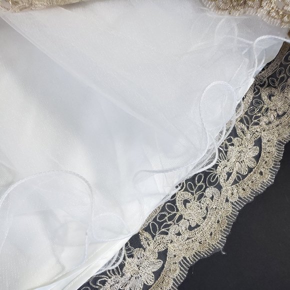 Chi Chi London Embroidered Skirt Tulle 12 ASOS - Picture 8 of 13